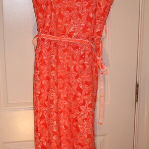 Alex Marie Crystal Embroidered Lace Sleeveless Dress.